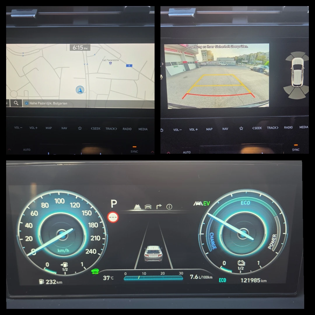 Hyundai Tucson 1.6 T-GDi Hybrid (230hp) Trend/AT/Navi/Камерa, снимка 12 - Автомобили и джипове - 55364705