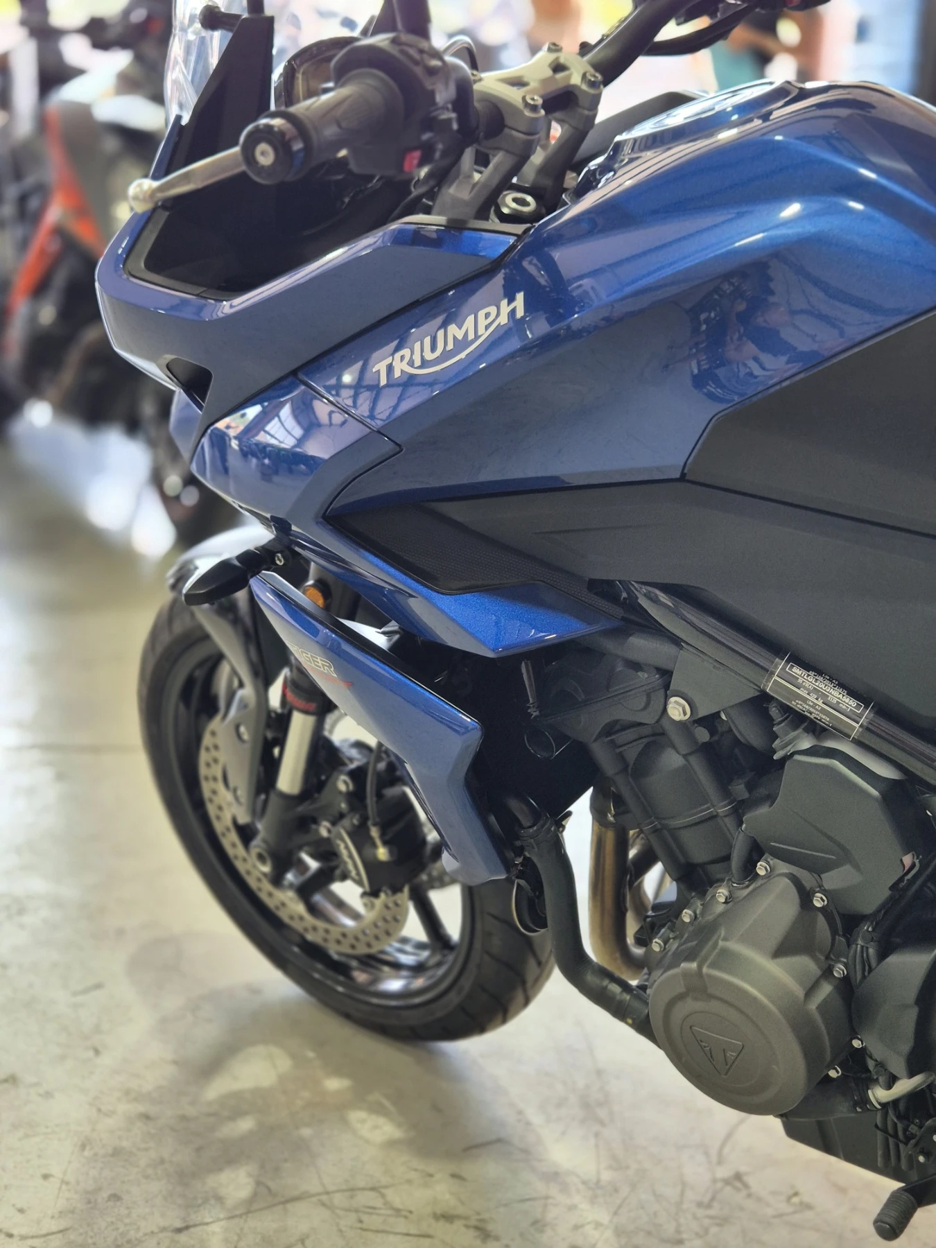 Triumph Tiger Sport 660 4660км!!!Нов внос от ШВЕЙЦАРИЯ, КАТО НОВ, снимка 12 - Мотоциклети и мототехника - 55736364