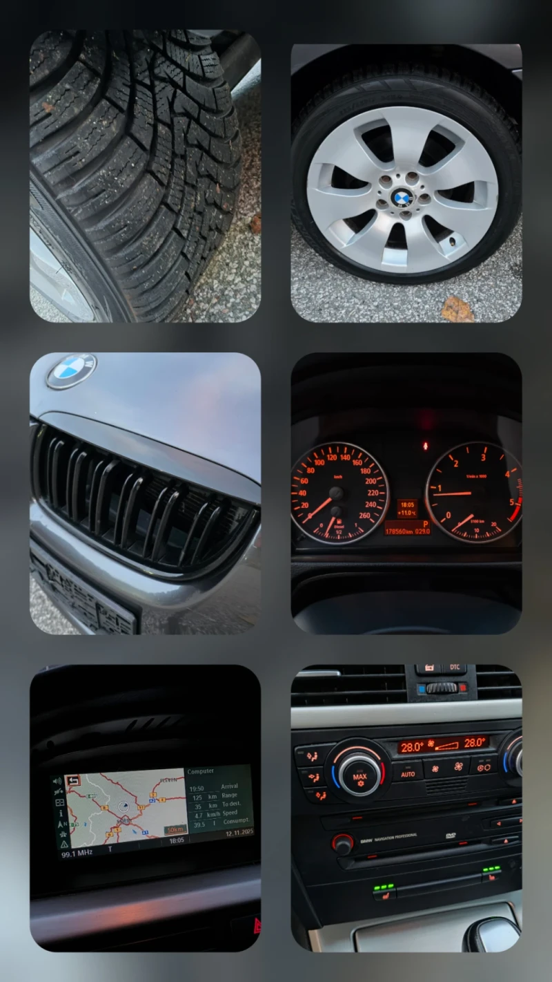 BMW 320 163hp * Нави* Автомат* Ксенон* , снимка 14 - Автомобили и джипове - 52395662