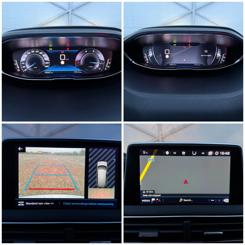 Peugeot 5008 1.5 HDI Навигация/Digital/Камера/Ambient/Лизинг, снимка 14 - Автомобили и джипове - 52593625