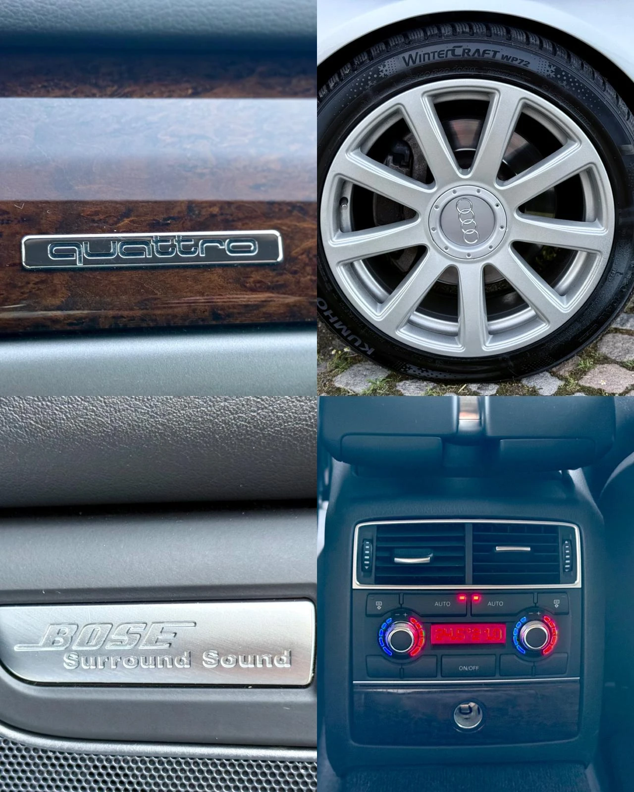 Audi A8 4.2 V8* S Line* Bose* Подгрев* , снимка 17 - Автомобили и джипове - 54698355