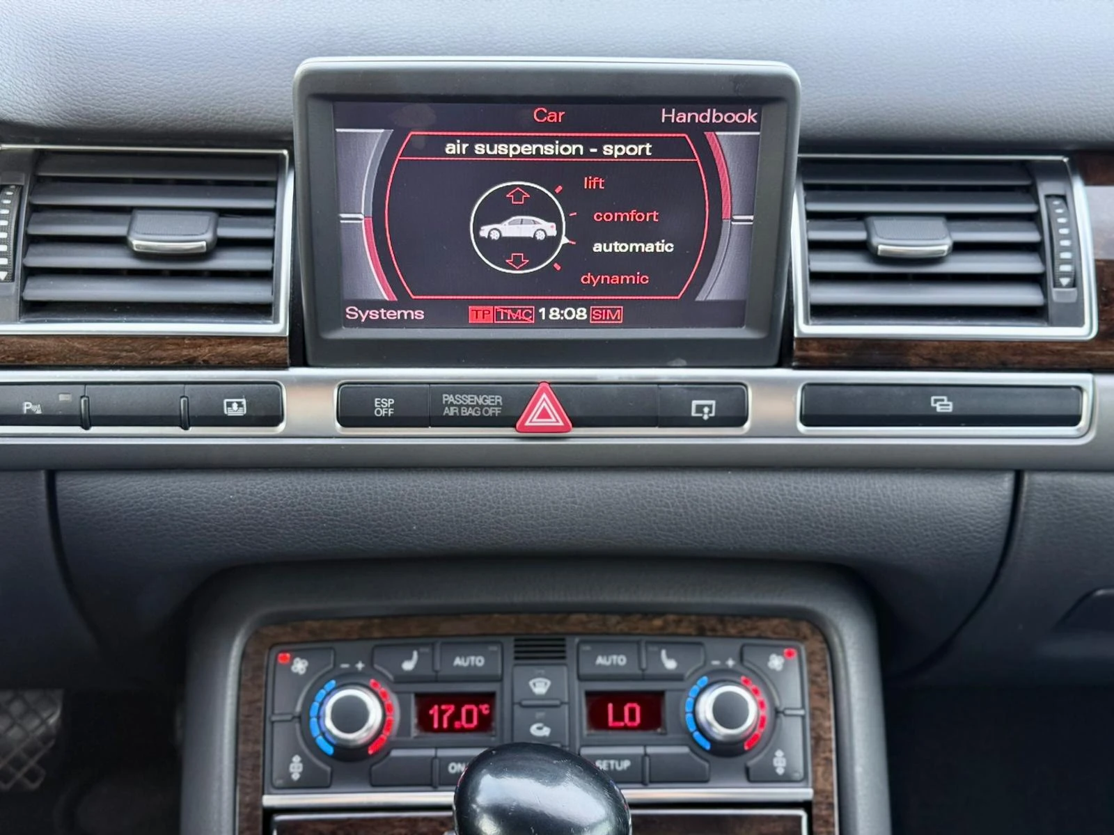 Audi A8 4.2 V8* S Line* Bose* Подгрев* , снимка 12 - Автомобили и джипове - 54698355