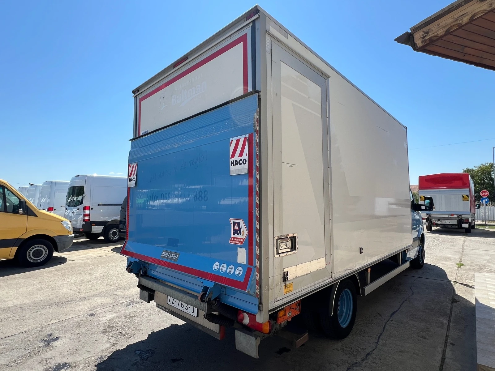 Mercedes-Benz Sprinter 516 EURO6 , Дв Гума , 3500кг , Клима , 4, 50м , Падащ  - изображение 4