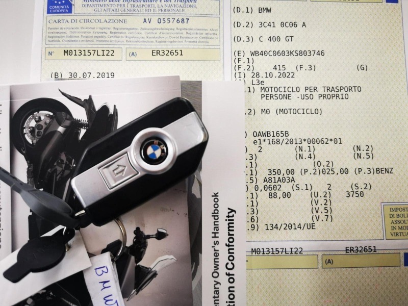 BMW C 400i GT - 07.2019г., снимка 9 - Мотоциклети и мототехника - 38725549