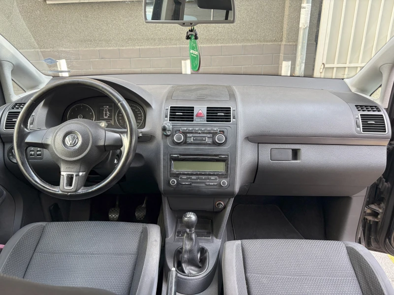 VW Touran 1.4 TSI Метан-Бензин, Евро 5А, Черен Металик, снимка 7 - Автомобили и джипове - 51762956