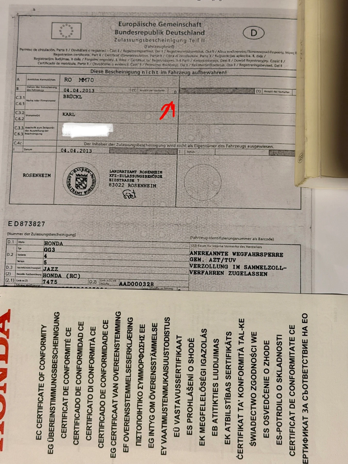Honda Jazz 1.4i Si FaceLift 23 000km!!, снимка 12 - Автомобили и джипове - 56021949