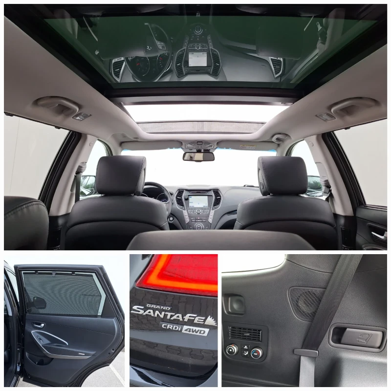 Hyundai Santa fe GRAND Santa Fe 2.2CRDI 6+ 1ПЪЛНА СЕРВИЗНА ИСТОРИЯ, снимка 14 - Автомобили и джипове - 47348235