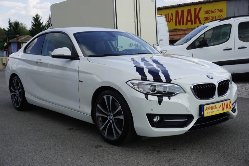 BMW 220 d F22/Coupe/Sport Line/8ск/Navi/Кожен салон/, снимка 1 - Автомобили и джипове - 40729949