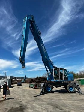 Багер Fuchs MHL 360 + грайфер, снимка 1