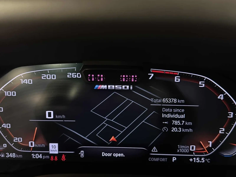 BMW 850 * CARFAX * Лазери, Кабрио , снимка 7 - Автомобили и джипове - 53244186