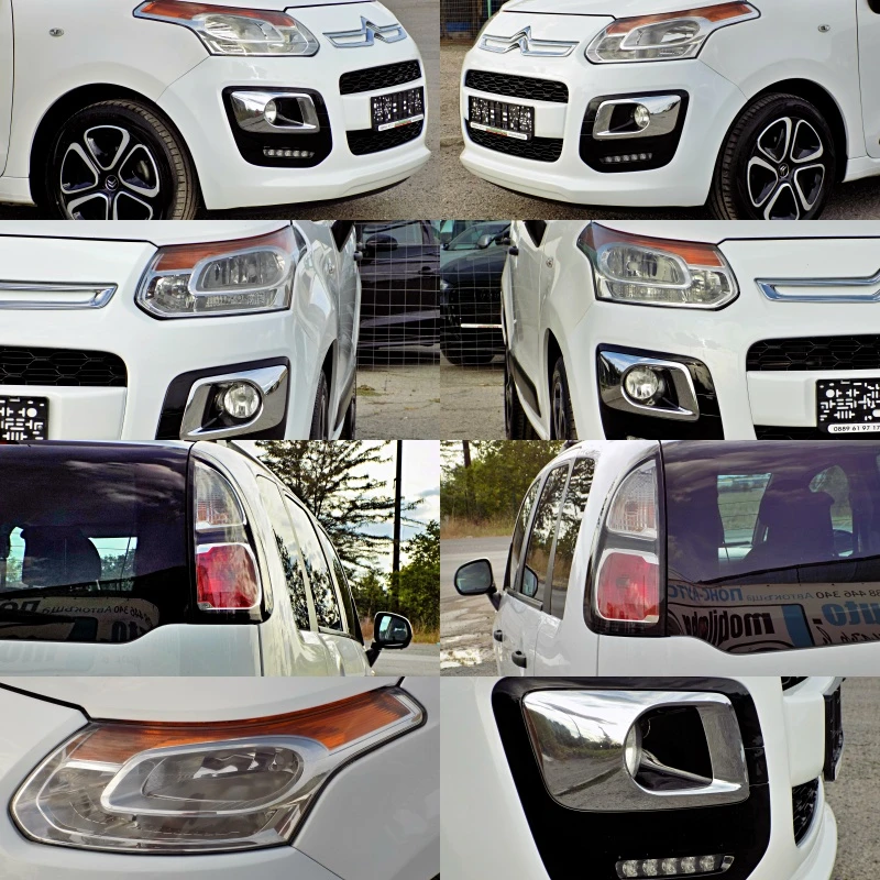 Citroen C3 Picasso 1.6HDi/99к.с./EURO 6B/2017г, снимка 14 - Автомобили и джипове - 56087578