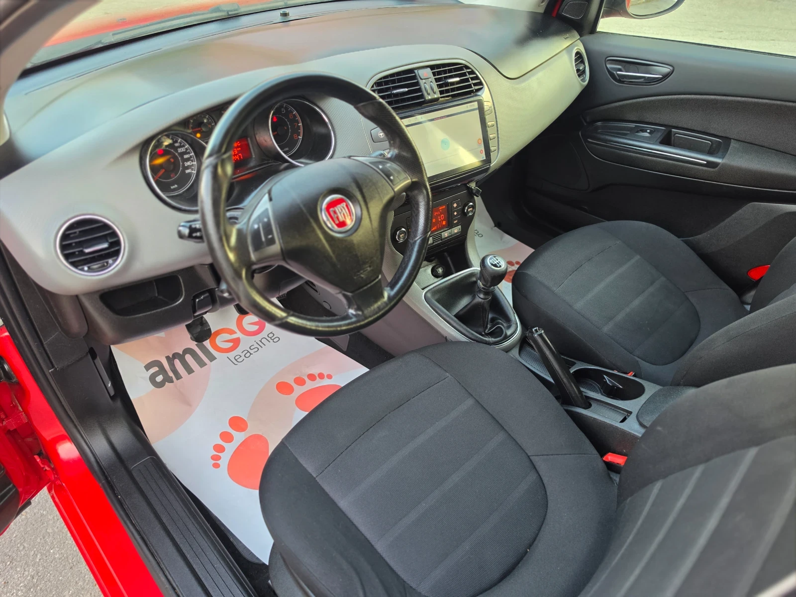 Fiat Bravo 1.4i 120hp * EURO 5 * ANDROID * , снимка 11 - Автомобили и джипове - 55564882