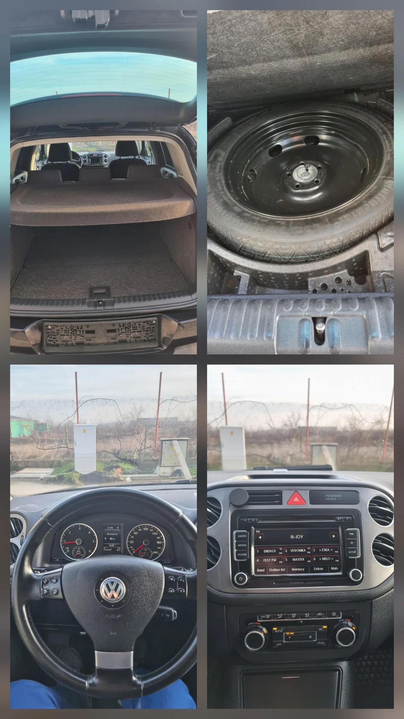 VW Tiguan 2.0tdi 140к.с DSG Автомат, Led фарове, снимка 16 - Автомобили и джипове - 53782792