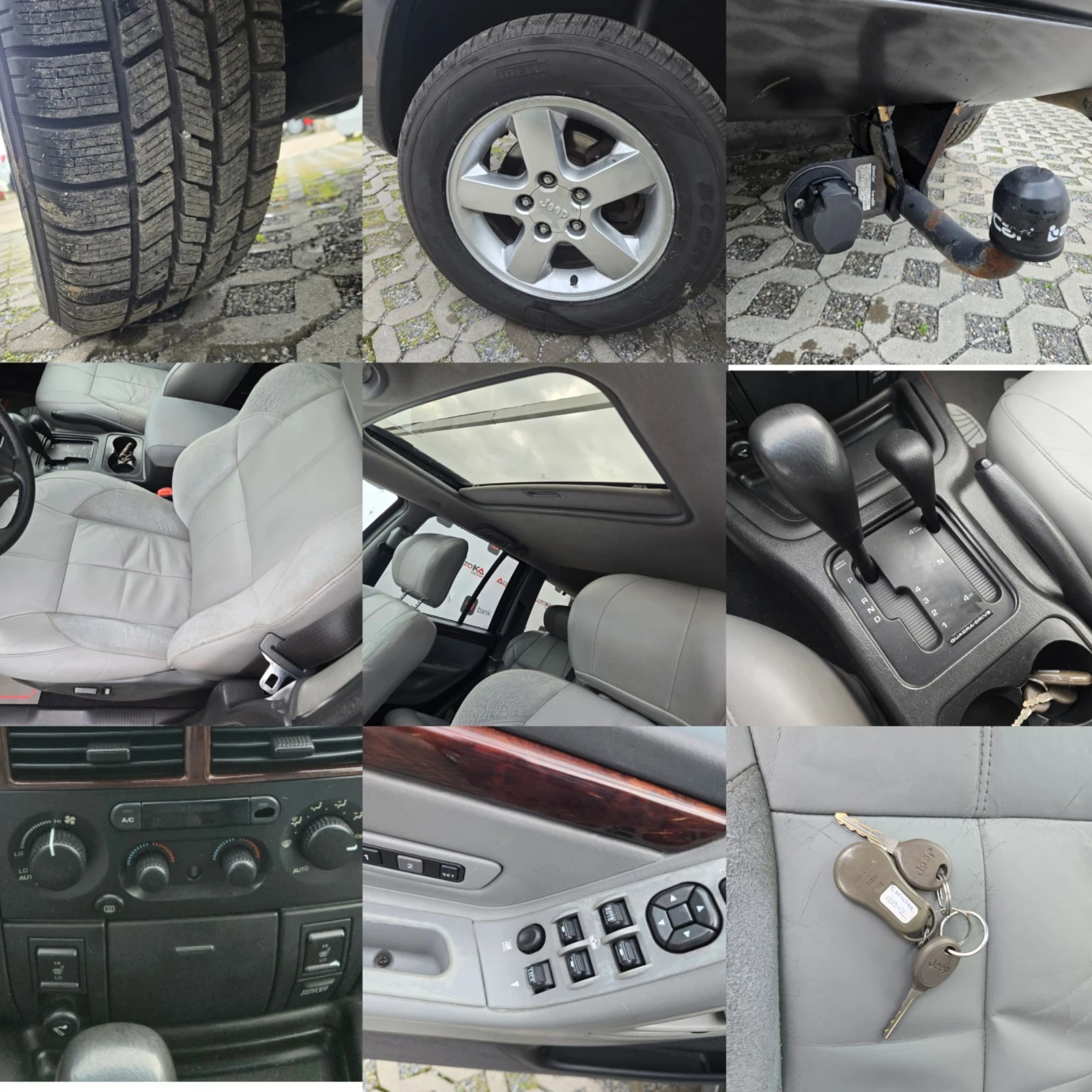 Jeep Grand cherokee 2.7CRDI-163кс= АВТОМАТ= OVERLAND= ИТАЛИЯ, снимка 17 - Автомобили и джипове - 54083747