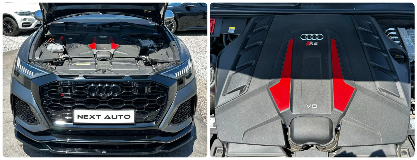 Audi RSQ8 4.0 V8 HYBRID 600HP MATRIX CERAMIC MASSAGE B&O, снимка 15 - Автомобили и джипове - 55036827