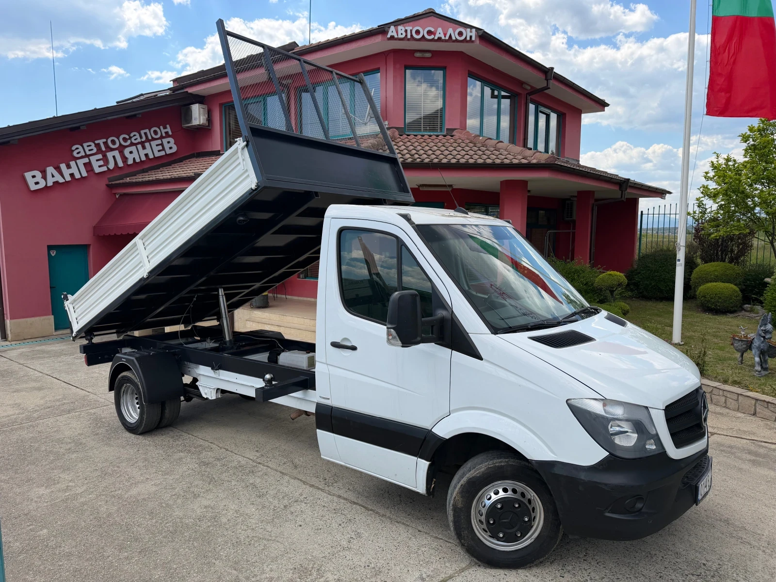 Mercedes-Benz Sprinter 519 3.0CDI* Климатик* Тристранен самосвал* 4.00 метра , снимка 2 - Бусове и автобуси - 54425599