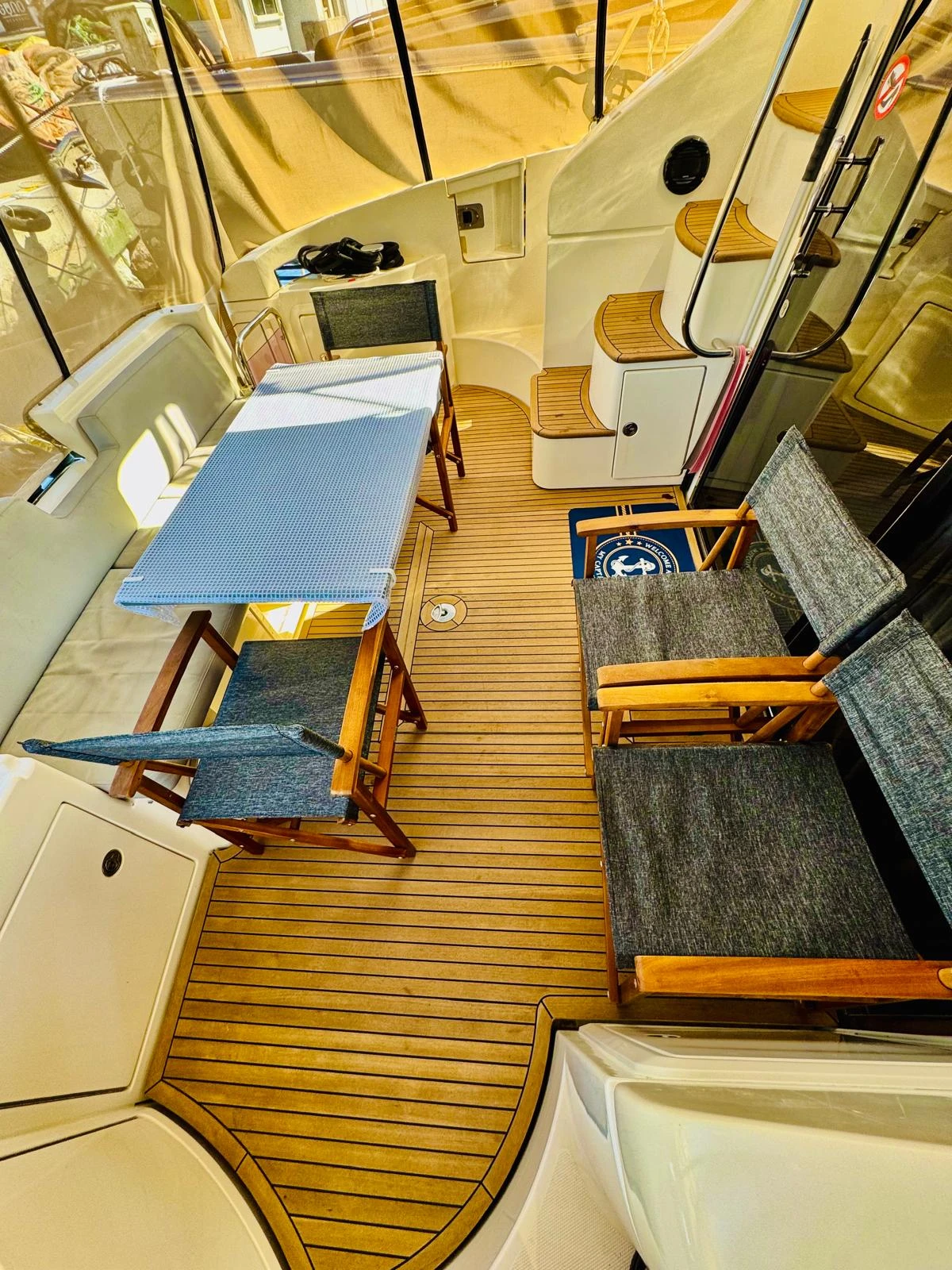 Моторна яхта Azimut 43 Fly, снимка 3 - Воден транспорт - 54456337