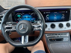 Mercedes-Benz E 300 de, AMG, 100% Реални Км, ФУЛ ЕКСТРИ! Кафяв Салон!, снимка 14