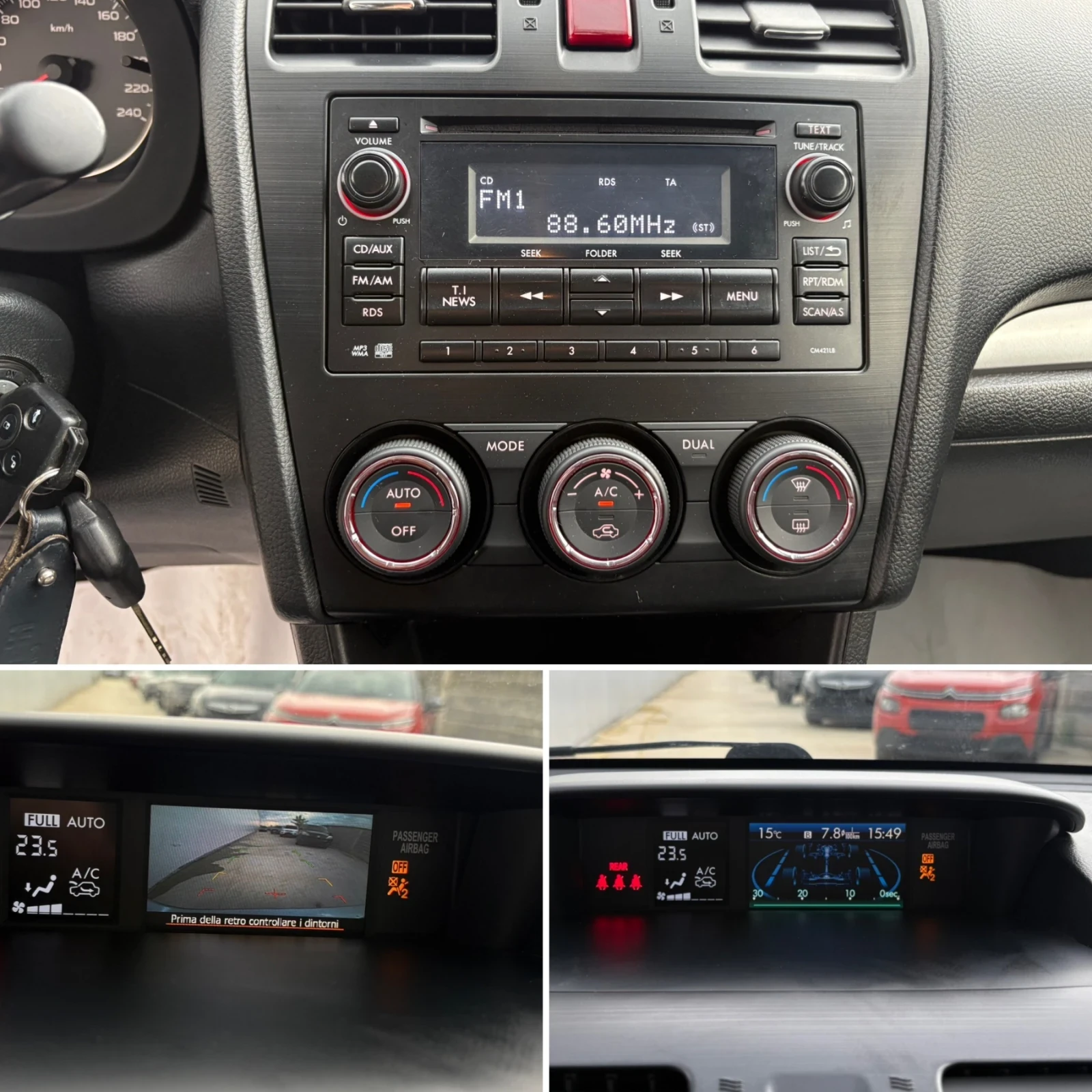 Subaru XV 1.6 ГАЗ/4х4/Automatic/Камера/Подгрев/, снимка 13 - Автомобили и джипове - 54360035