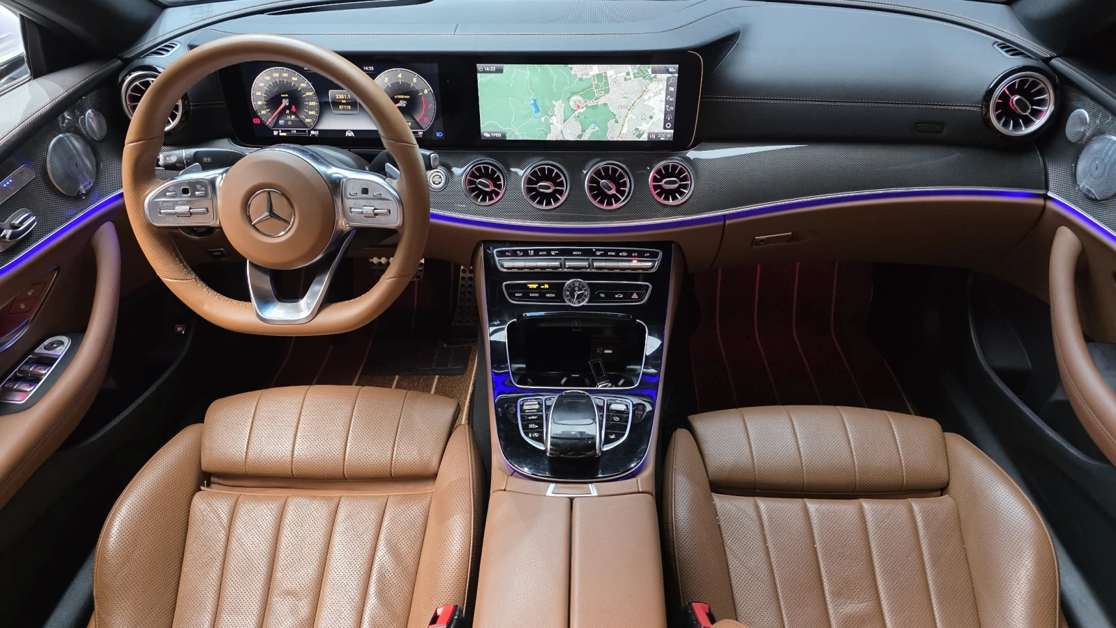 Mercedes-Benz E 450 HUD* 360* BLIND SPOT* ��. ��������* ������ ���� | Mobile.bg � ����������� 7