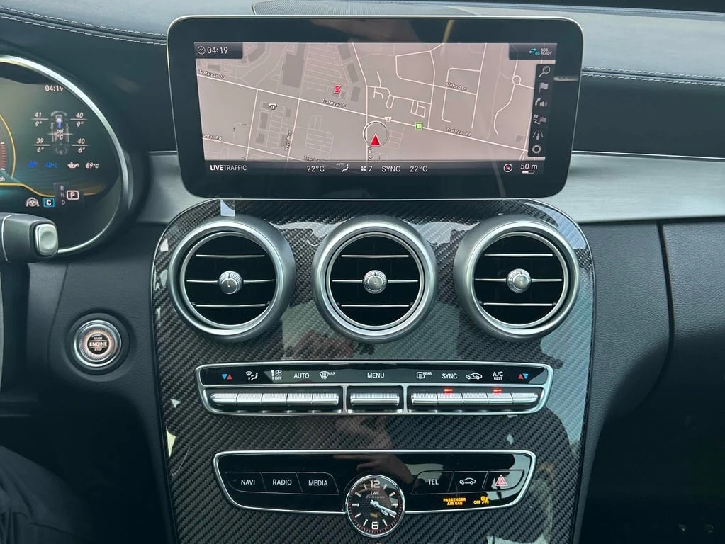 Mercedes-Benz C 63 AMG * S * CARFAX * BURMESTER * CARBON * PANO * ПОДГРЕВ - изображение 8