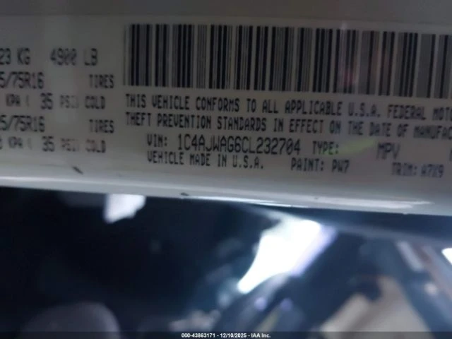 Jeep Wrangler SPORT* Fog Lights* Anti-Lock Brakes* Клип на мотор, снимка 12 - Автомобили и джипове - 53330899