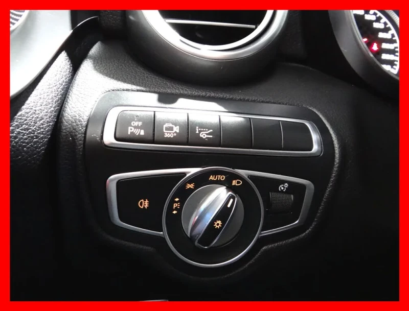 Mercedes-Benz C 43 AMG MULTIBEAM LED, BURMESTER, 360* , AMBIENT, RED LEAT, снимка 13 - Автомобили и джипове - 52595363