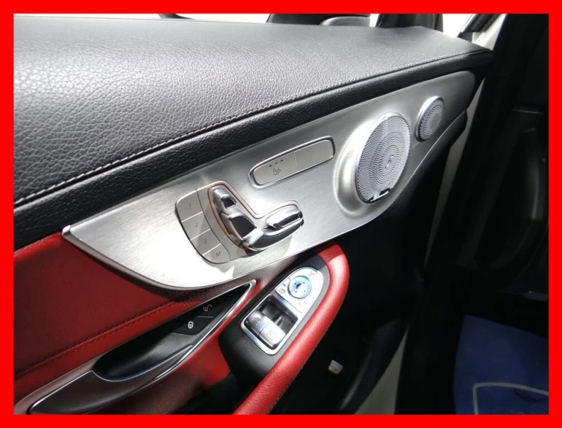 Mercedes-Benz C 43 AMG MULTIBEAM LED, BURMESTER, 360* , AMBIENT, RED LEAT, снимка 9 - Автомобили и джипове - 52595363