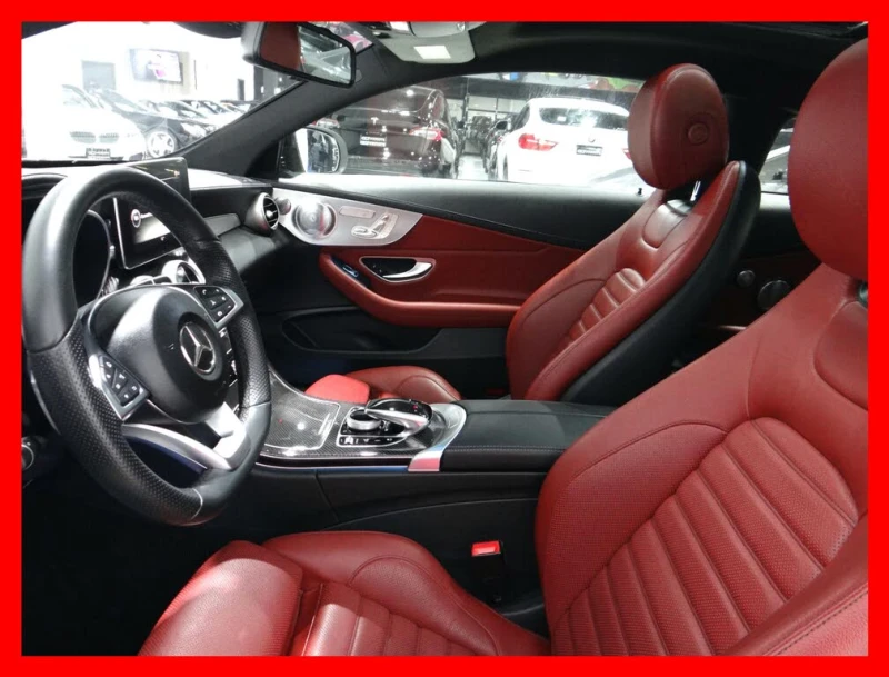 Mercedes-Benz C 43 AMG MULTIBEAM LED, BURMESTER, 360* , AMBIENT, RED LEAT, снимка 12 - Автомобили и джипове - 52595363