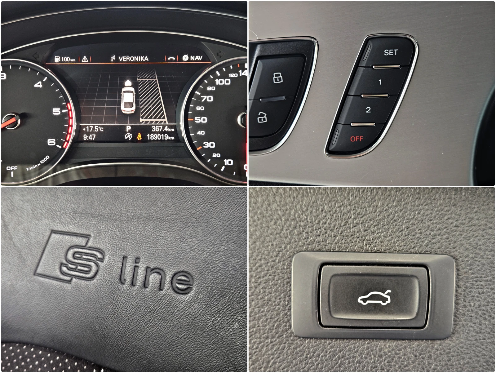 Audi A7 MATRIX/S-LINEx3/GERMANY/САМОПАРКИРАНЕ/ПАМЕТ/ЛИЗИНГ, снимка 13 - Автомобили и джипове - 55901221