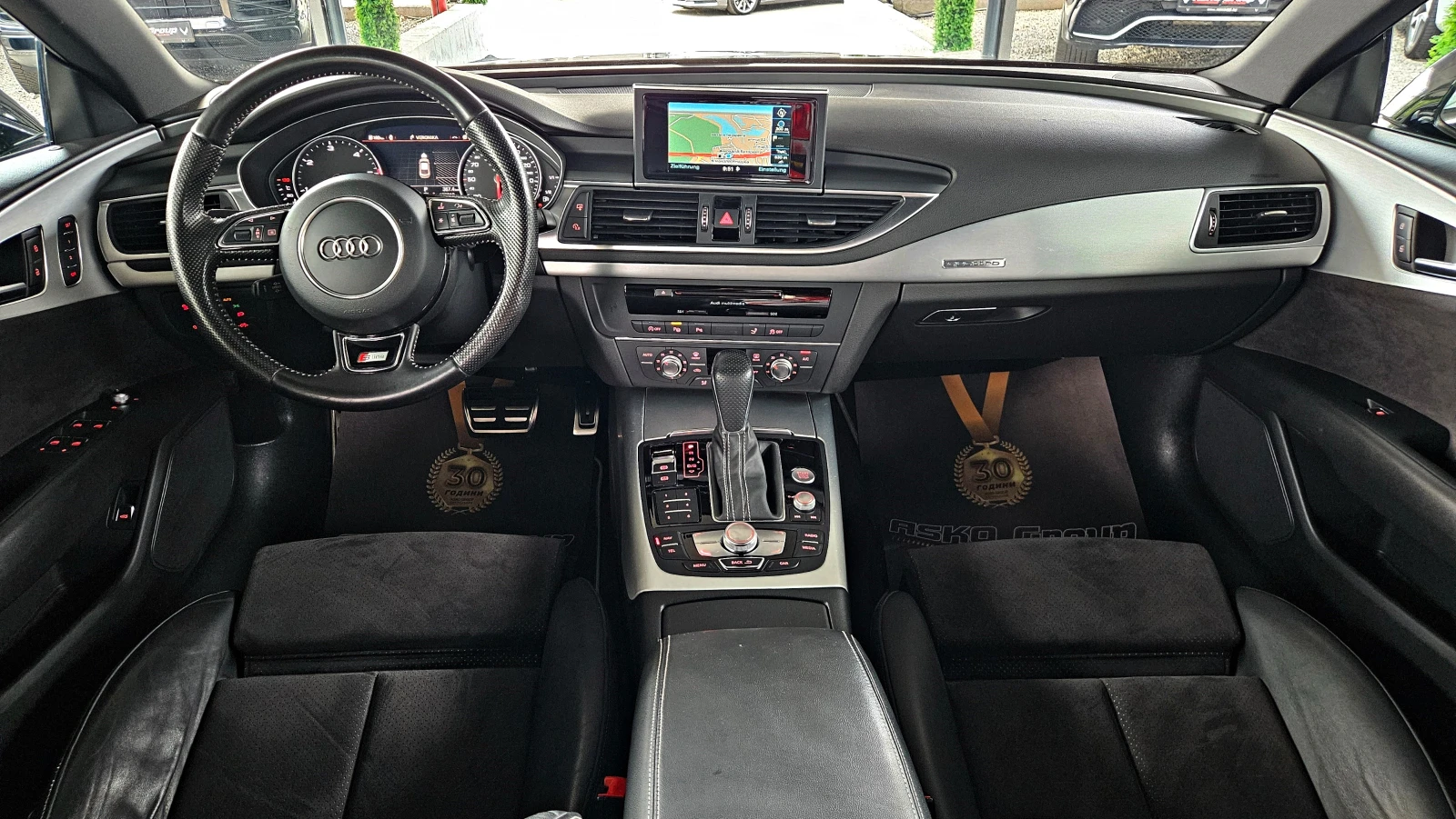 Audi A7 MATRIX/S-LINEx3/GERMANY/САМОПАРКИРАНЕ/ПАМЕТ/ЛИЗИНГ, снимка 9 - Автомобили и джипове - 55901221