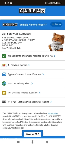 BMW X5 35i xDrive/ Harman/ 360* / Headup/ Carfax - 31900 лв. - 30494932 17