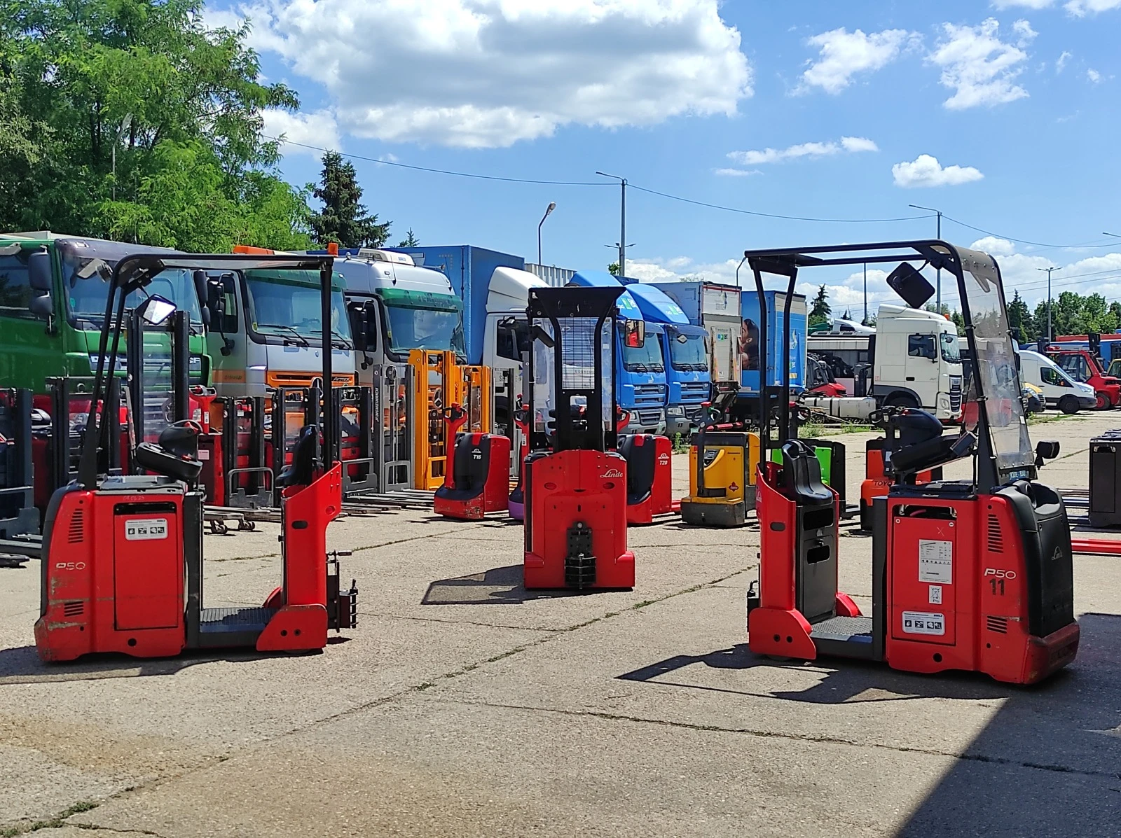 Електрокар Linde P50C- влекачи-3 броя, снимка 1