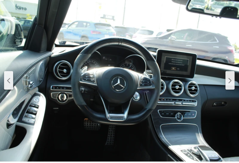 Mercedes-Benz C 450 AMG BURMESTER* DESIGNO* 4MATIC* 360КАМЕРА* LANE* ASSIS, снимка 8 - Автомобили и джипове - 52157212