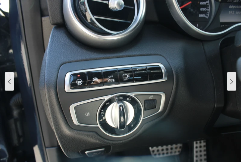 Mercedes-Benz C 450 AMG BURMESTER* DESIGNO* 4MATIC* 360КАМЕРА* LANE* ASSIS, снимка 11 - Автомобили и джипове - 52157212