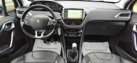 Peugeot 2008 ALURRE* 1.6HDi-115кс* 2014г* LED* ПАНОРАМА* КОЖА* , снимка 10
