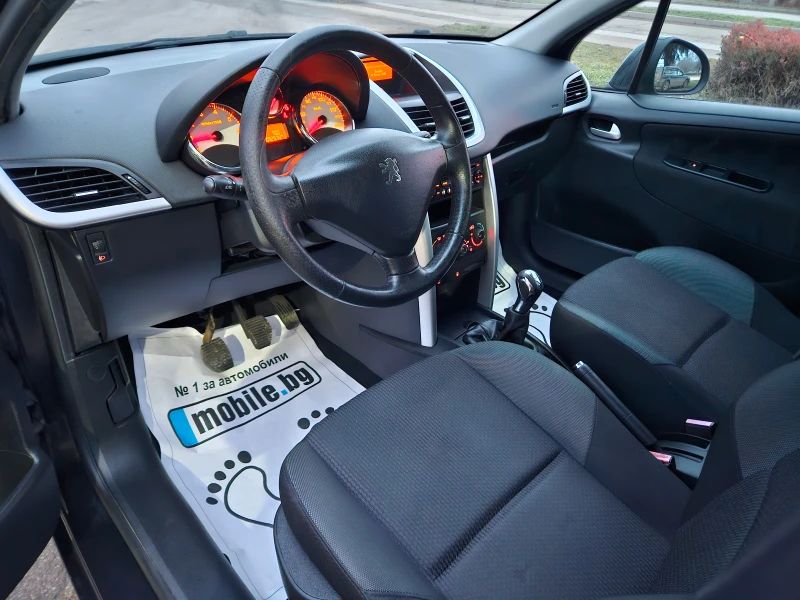 Peugeot 207 1.4, 75к.с., 92х.км.!!!, снимка 10 - Автомобили и джипове - 53479774