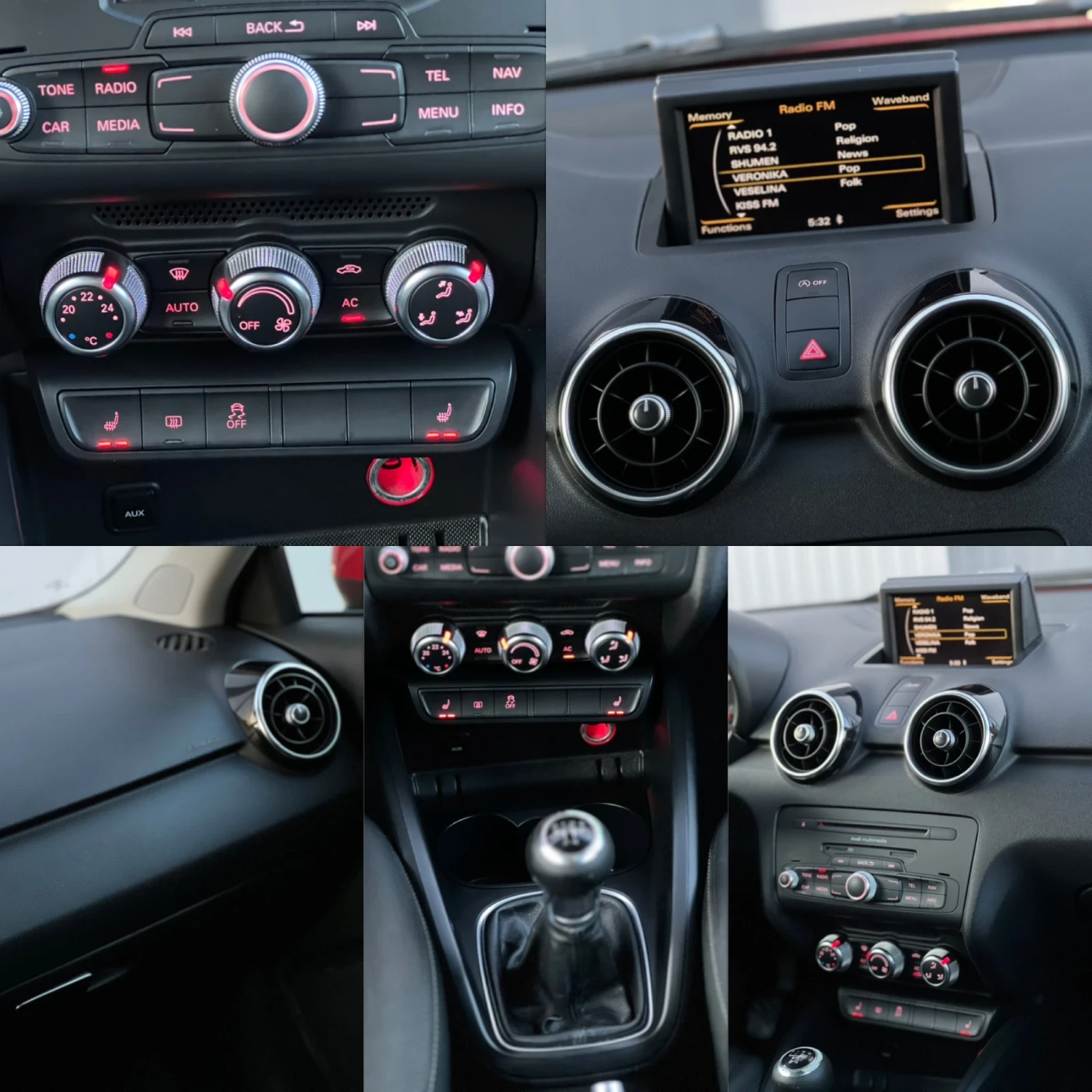 Audi A1 S-Line//RECARO/Navi/1.6Tdi/FullLED//  | Mobile.bg   17