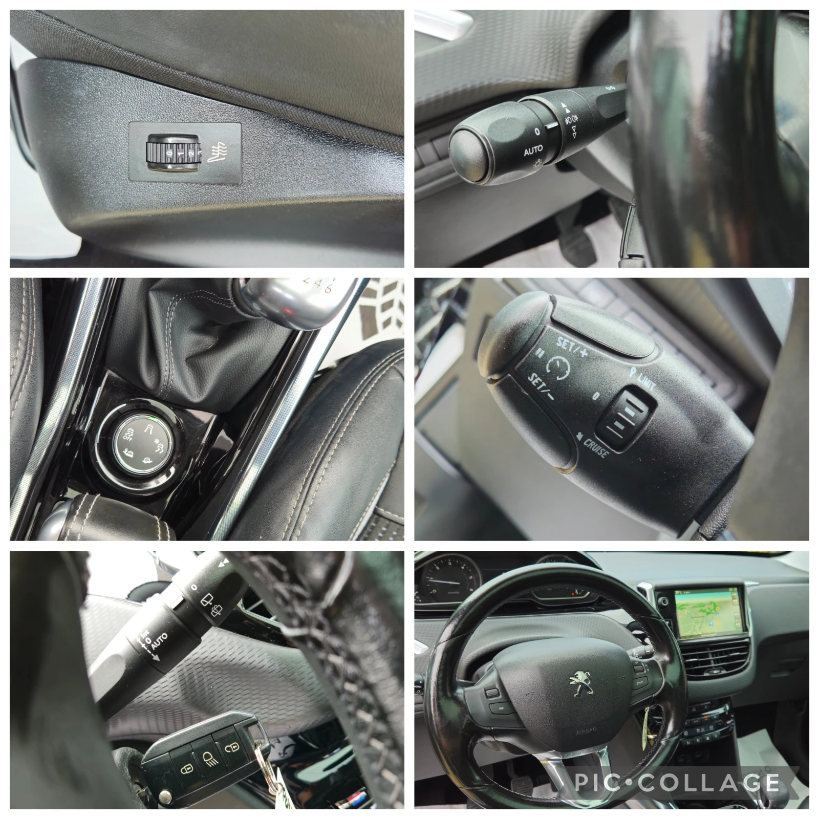 Peugeot 2008 ALURRE* 1.6HDi-115кс* 2014г* LED* ПАНОРАМА* КОЖА* , снимка 17 - Автомобили и джипове - 54891721