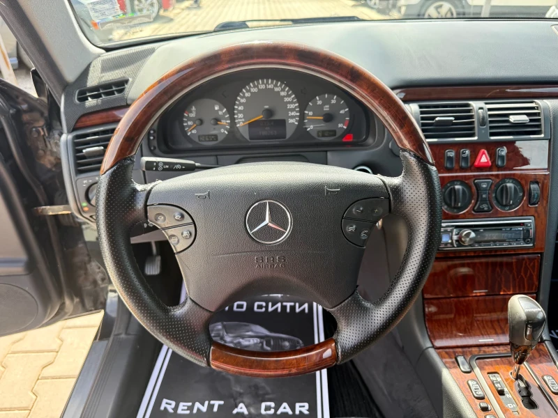 Mercedes-Benz E 320 Обслужен* 3.2* Нови гуми* Топ Състояние* Клима* , снимка 13 - Автомобили и джипове - 51638330