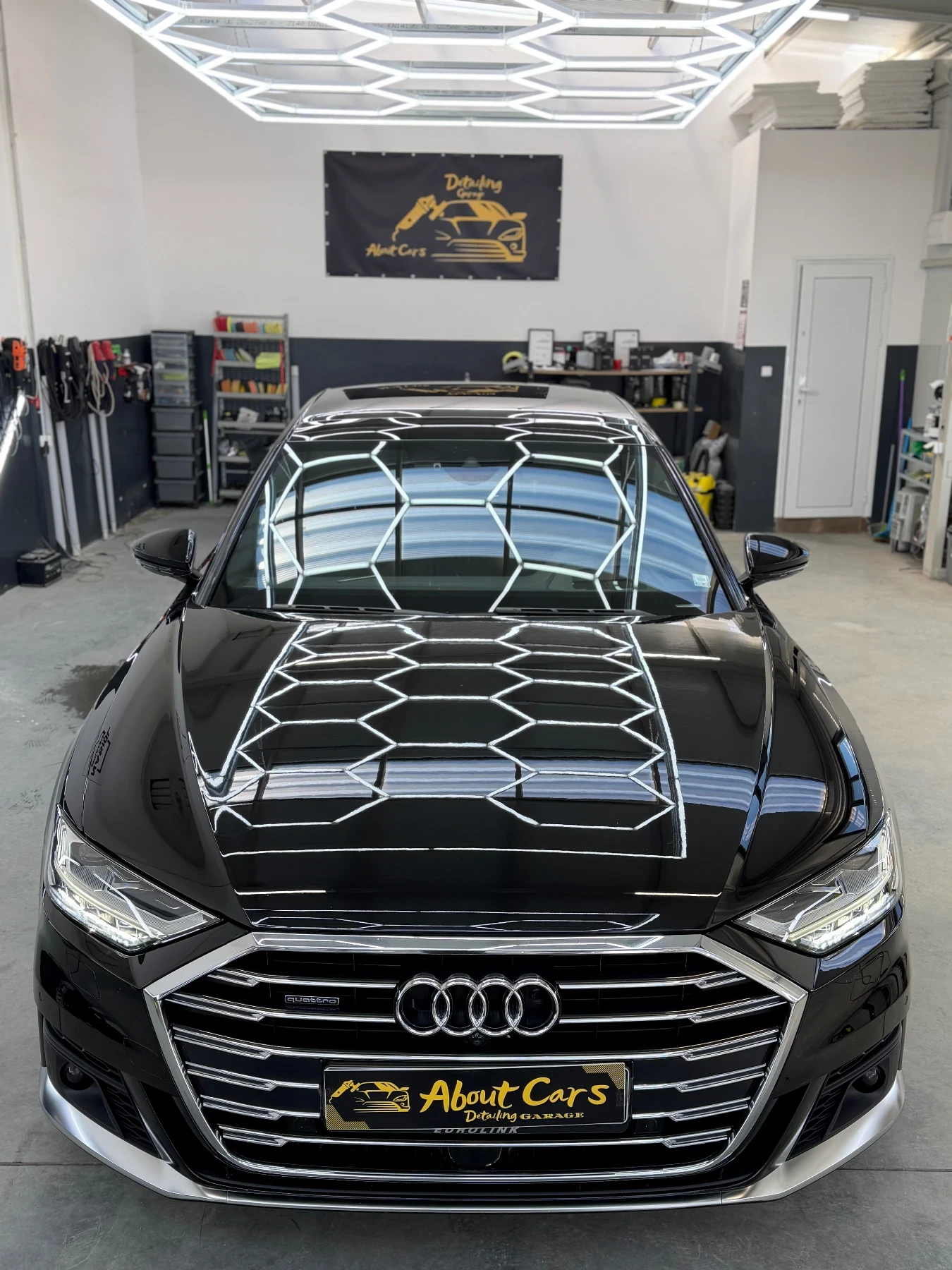 Audi A8 50TDI Long MildHybrid Pano , снимка 5 - Автомобили и джипове - 54620469