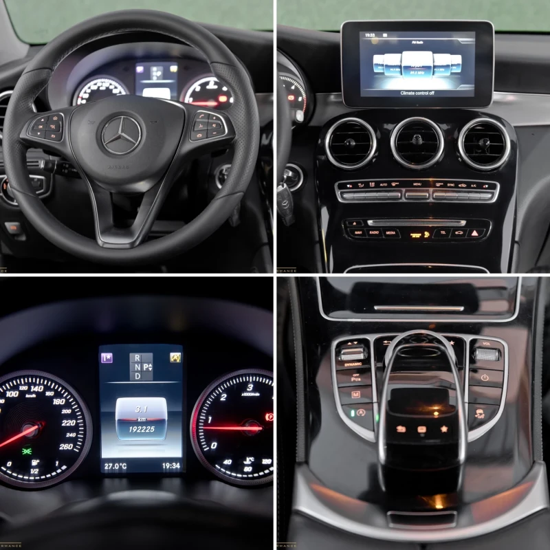 Mercedes-Benz GLC 220 D/4MATIC/170KC/9G-TRONIC/LED/ПОДГРЕВ, снимка 14 - Автомобили и джипове - 52641061