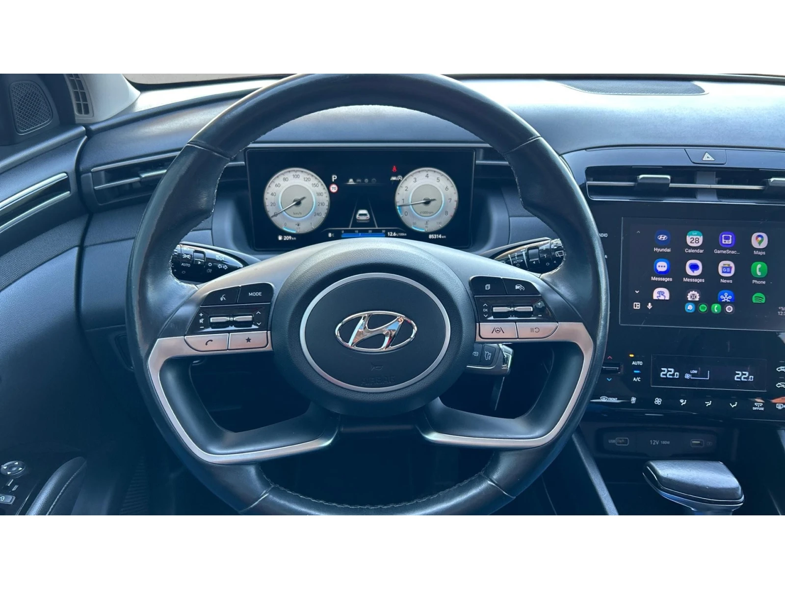 Hyundai Tucson 1.6 T-GDI  MHEV HTRAC, Месечна вноска от 399  , снимка 13 - Автомобили и джипове - 53981692