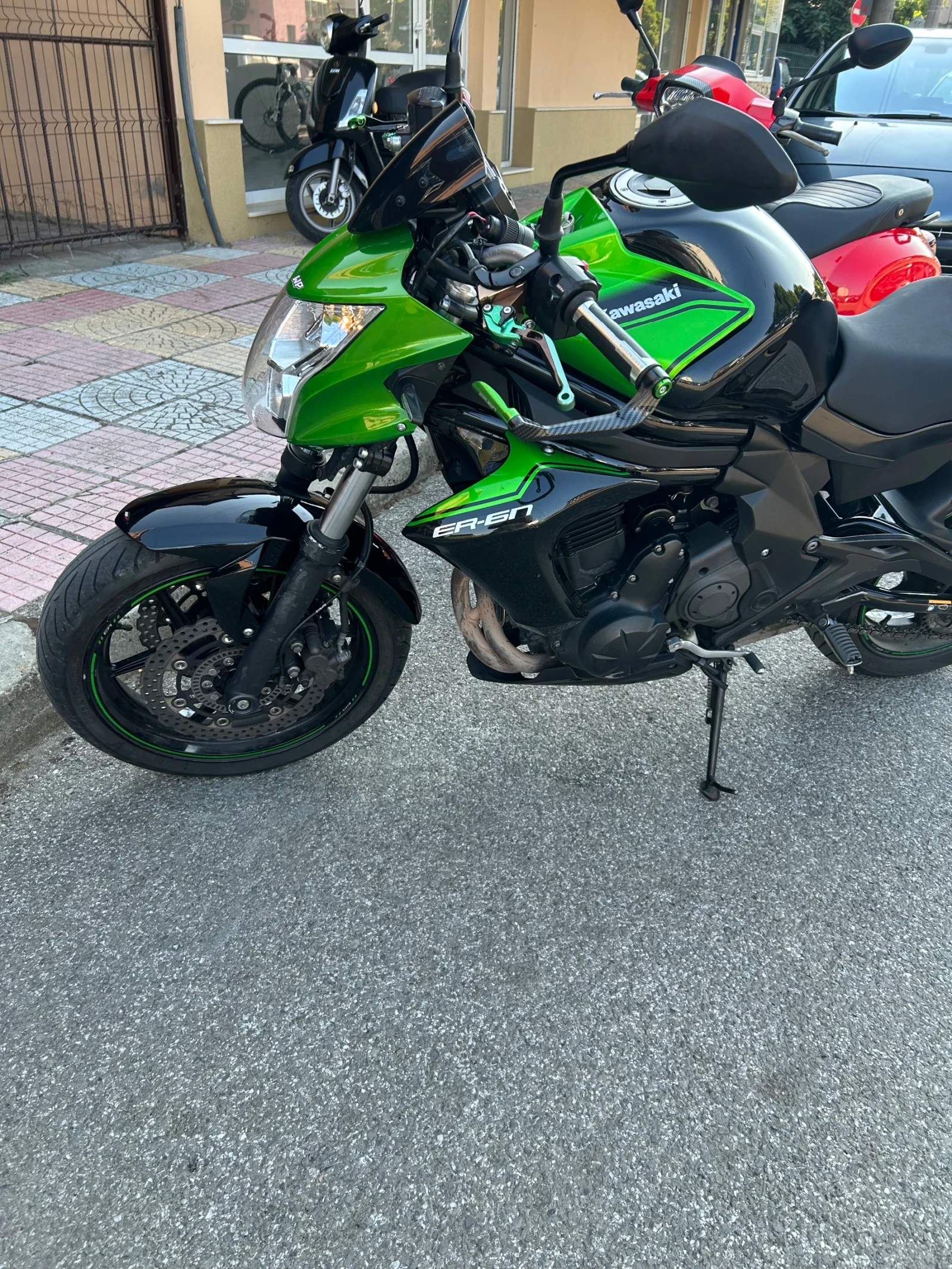 Kawasaki ER Er6 за a2, снимка 3 - Мотоциклети и мототехника - 55588983