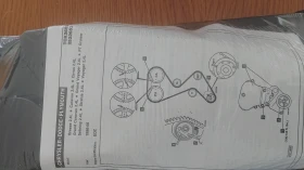 Комплект ангренажен ремък за Чероки Liberti 2,4L бензин, снимка 2