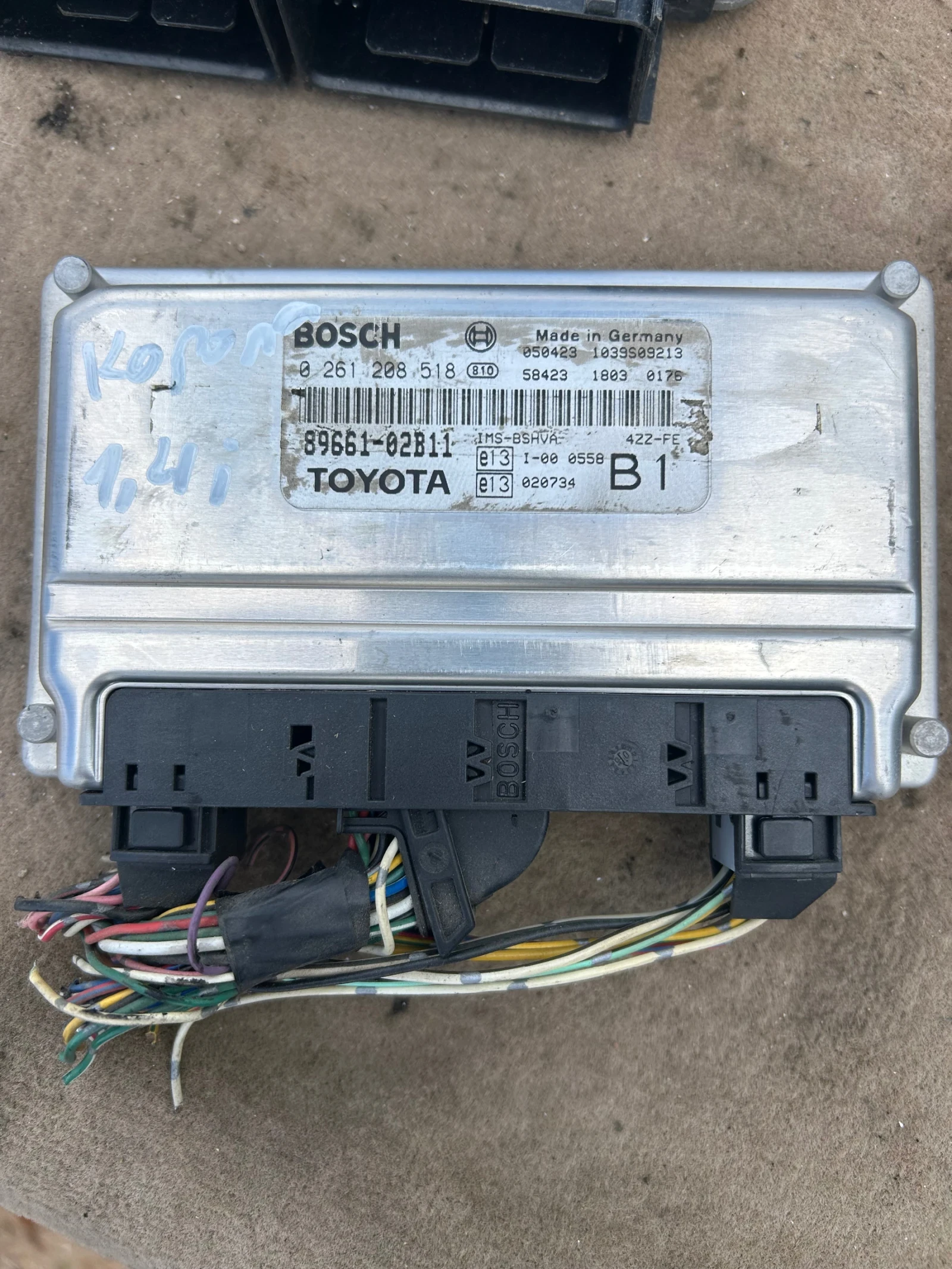0261208518 �������� �������� TOYOTA COROLA 1.4i 89661-02B11 | Mobile.bg � ����������� 1