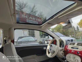 Fiat 500 1.2/69kc, бензин, климатик, панорама, 119х.км , снимка 7