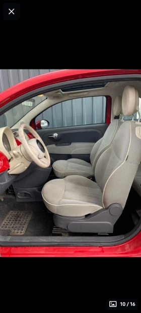 Обява за продажба на Fiat 500 1.2/69kc, бензин, климатик, 2012г., Германия  ~9 299 лв. - изображение 8