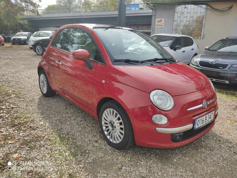 Fiat 500 1.2/69kc, бензин, климатик, панорама, 119х.км 