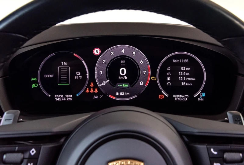 Porsche Cayenne E-HYBRID/FACELIFT/BOSE/MATRIX/PANO/SPORT CHORNO/, снимка 12 - Автомобили и джипове - 51882061